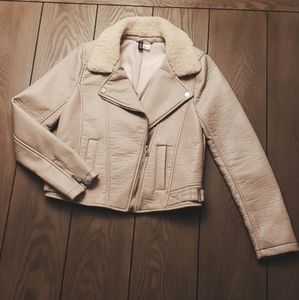 NWOT Divided H&M leather jacket